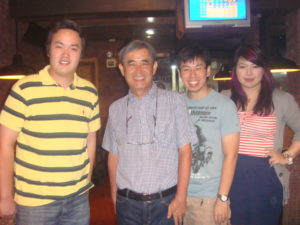with Sandaya owner, Mr. Makoto Kobayashi
